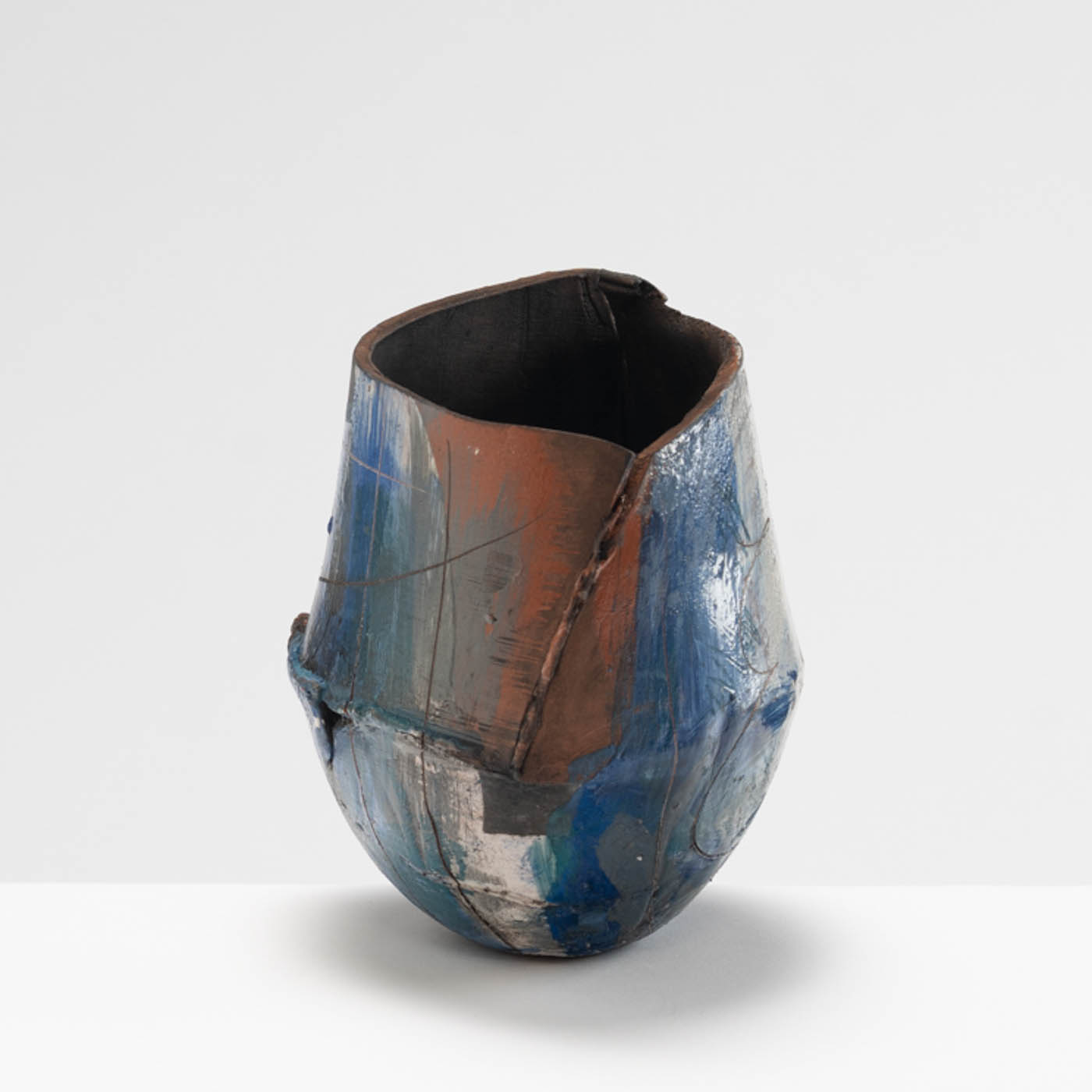 ES582Y71 Medium Blue Fragmented Vessel