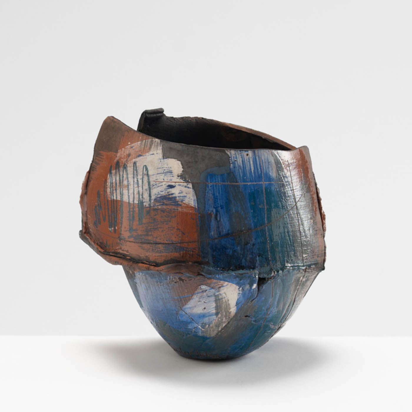 ES582Y71 Medium Blue Fragmented Vessel