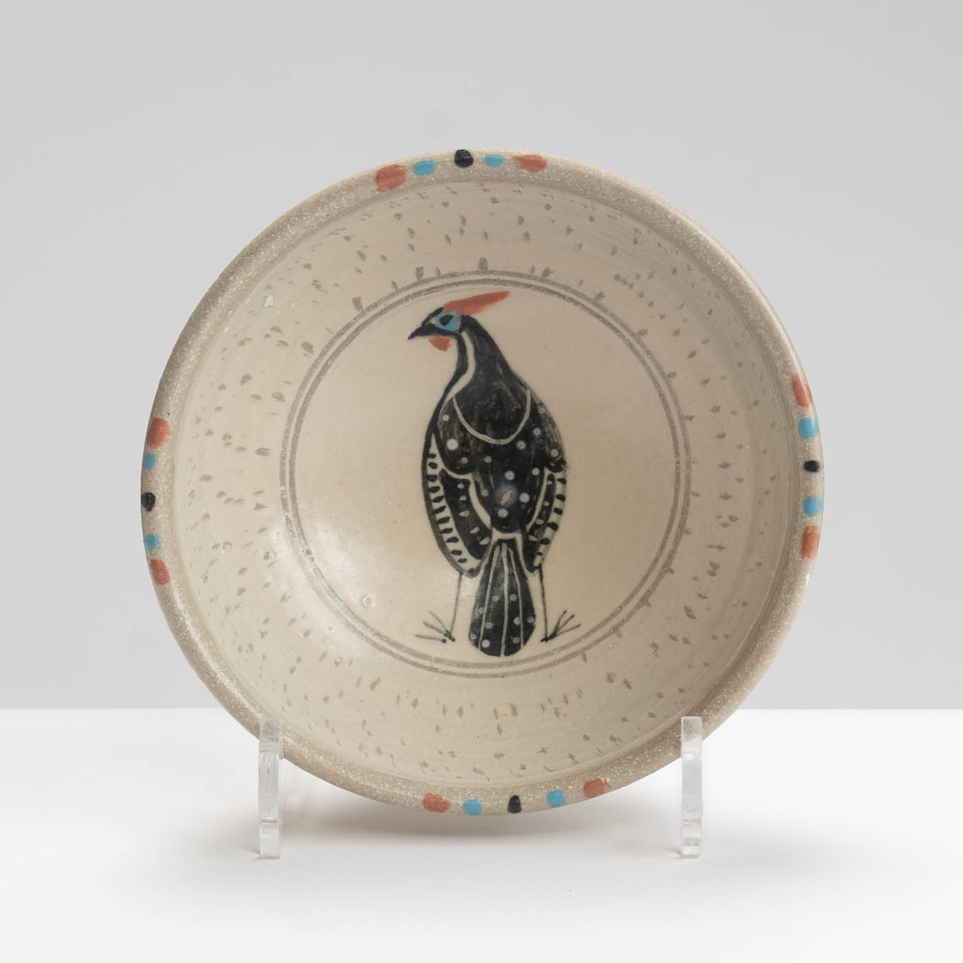 JFK394Y452 Guinea Fowl Bowl