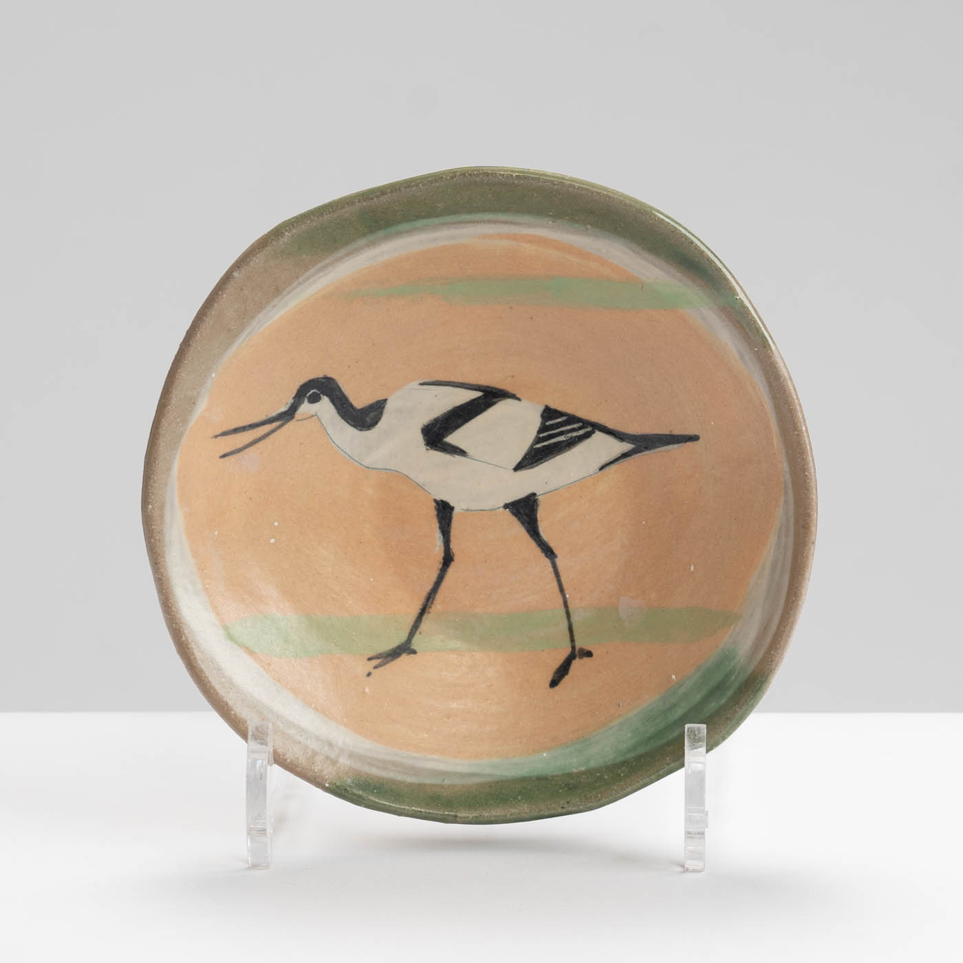 JFK394Y433 Small Plate Sandy Avocet