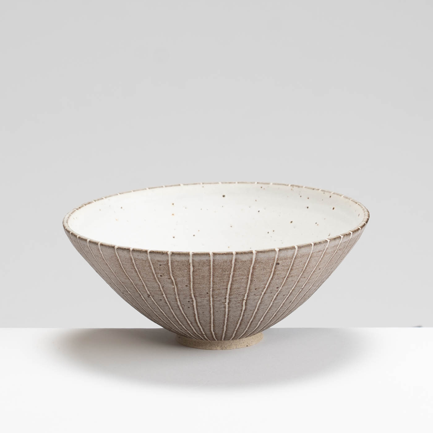 AP575Y73 Brown Stripy Small Bowl