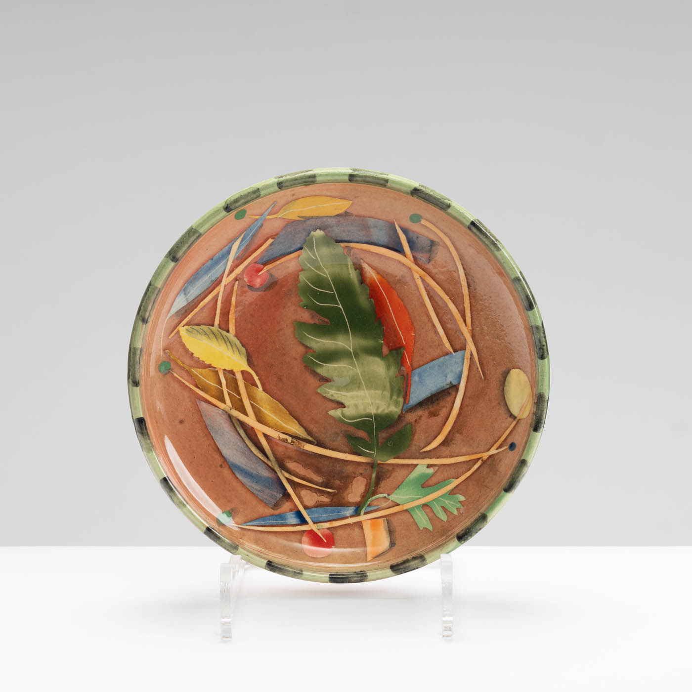 SM242Y1007 Plate - Leaves and stalks