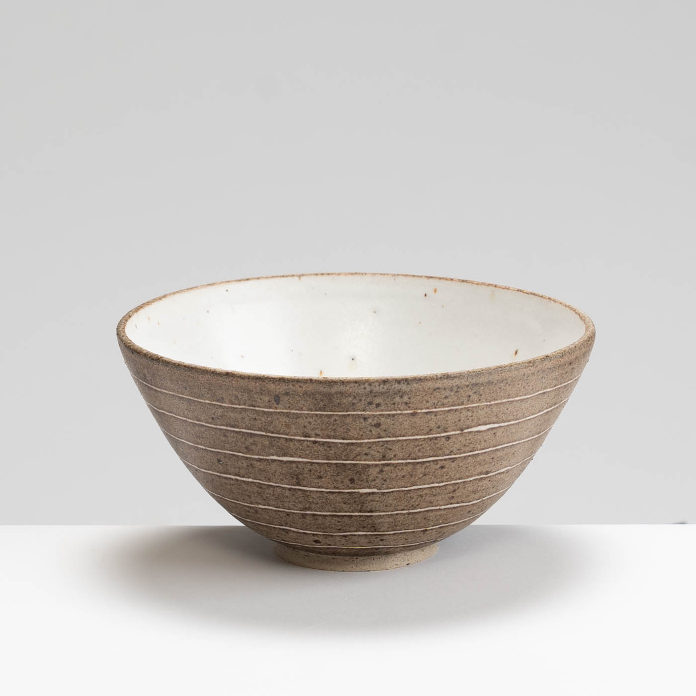 AP575Y76 Brown Stripy Small Bowl