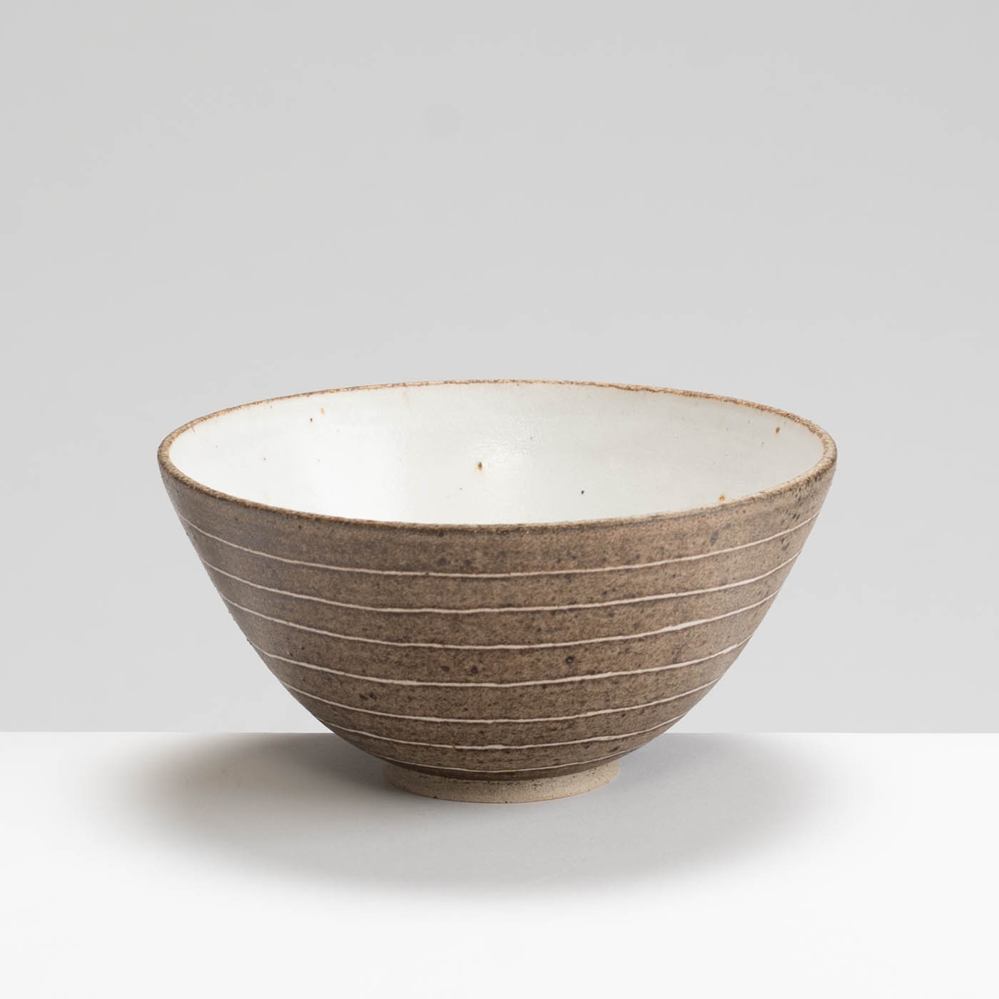 AP575Y76 Brown Stripy Small Bowl
