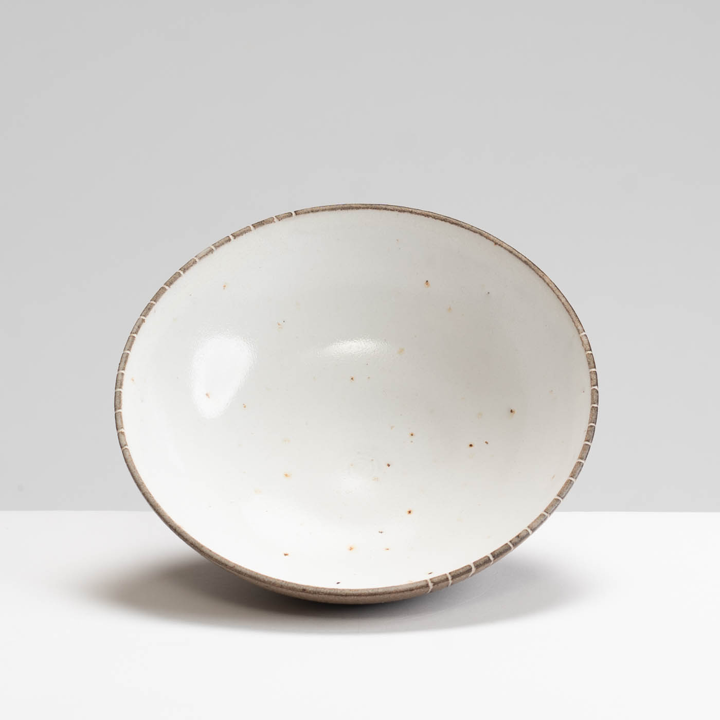 AP575Y74 Brown Stripy Small Bowl