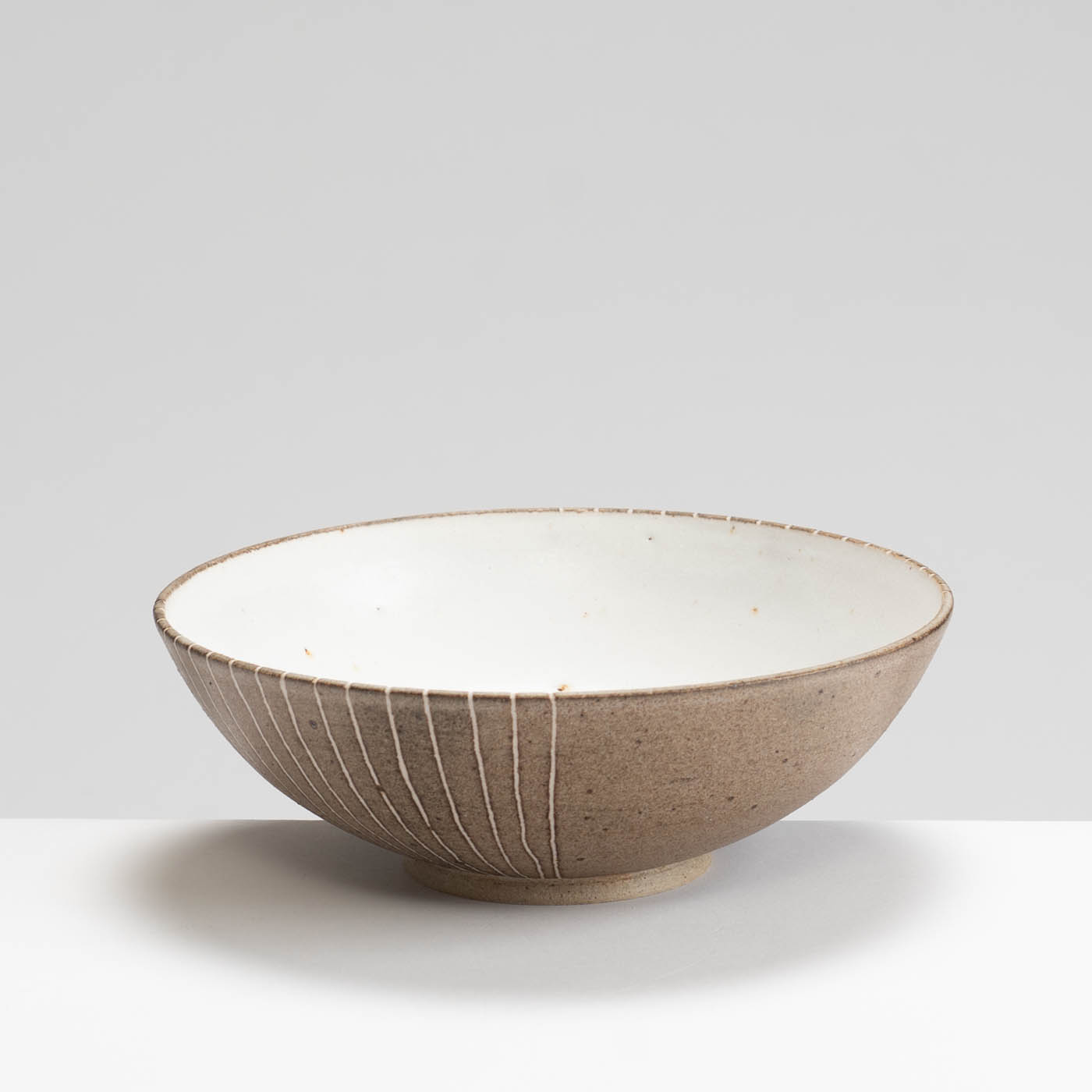 AP575Y74 Brown Stripy Small Bowl