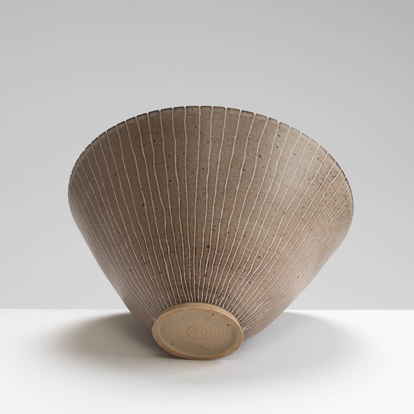 AP575Y69 Brown Stripy Large Bowl