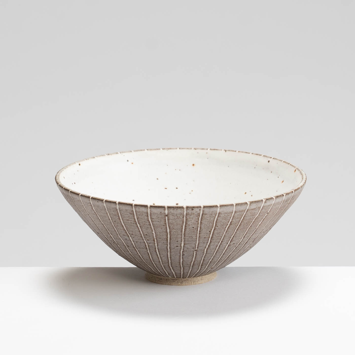 AP575Y73 Brown Stripy Small Bowl
