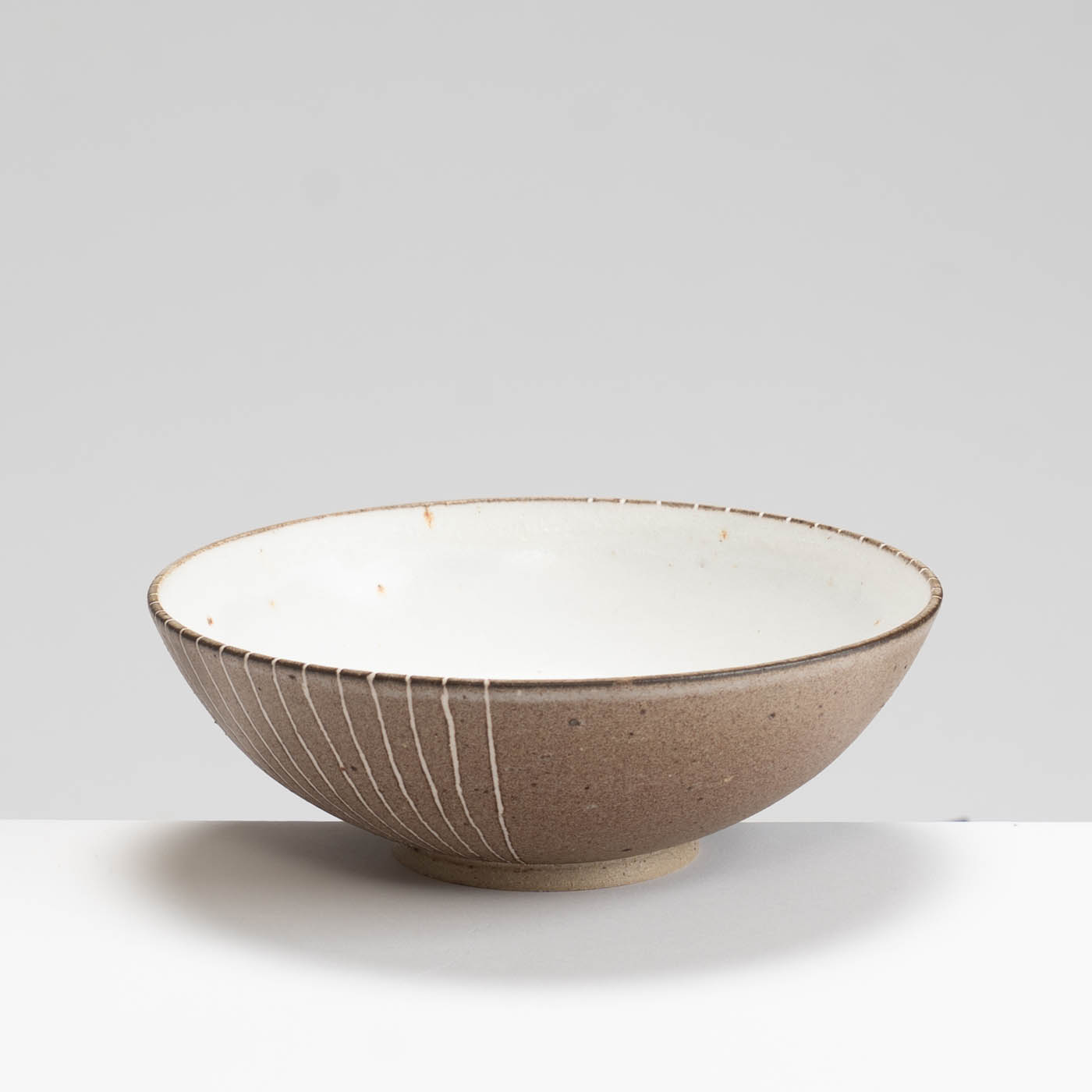 AP575Y74 Brown Stripy Small Bowl