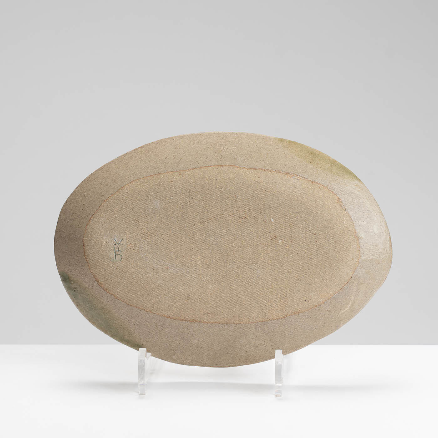 JFK394Y443 Oval Goldcrest Plate