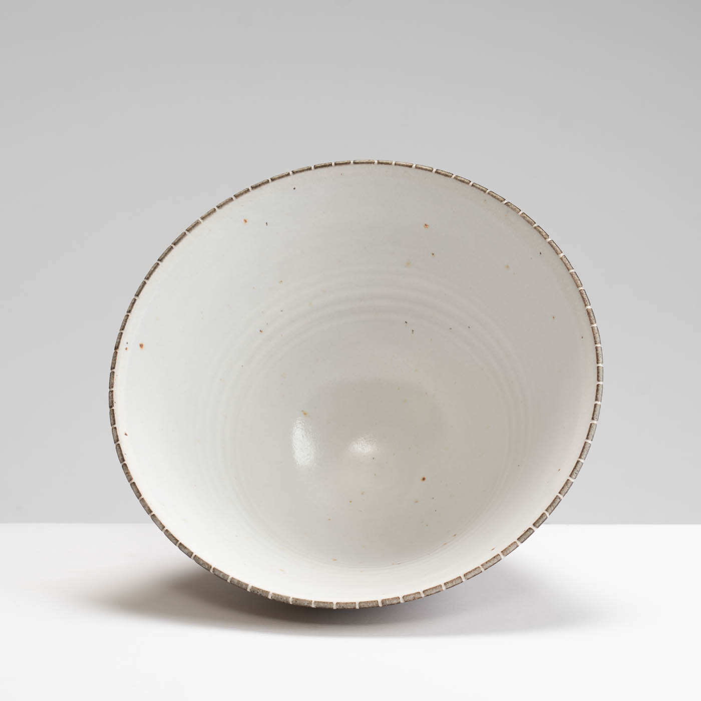AP575Y69 Brown Stripy Large Bowl