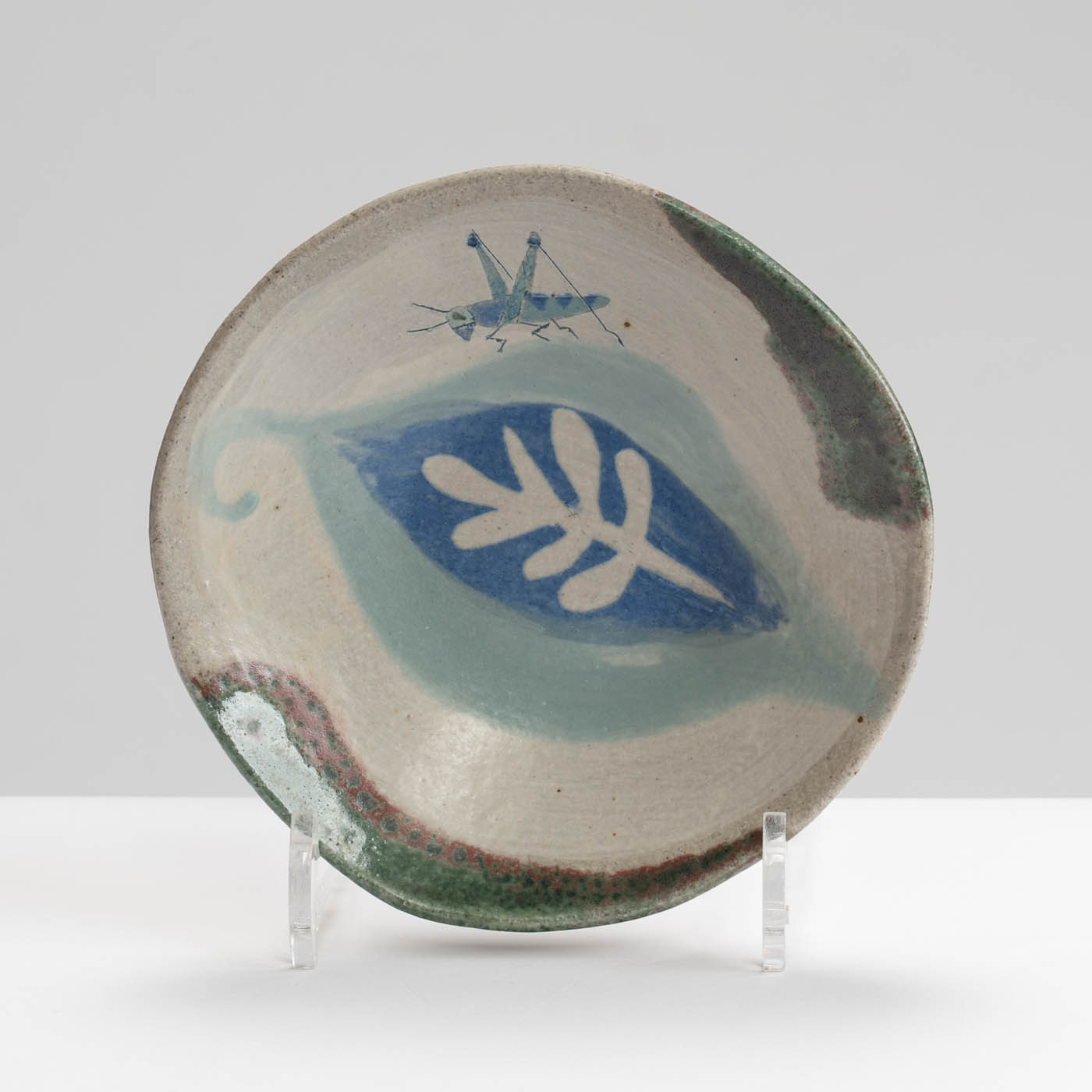 JFK394Y440 Small Plate Grasshopper