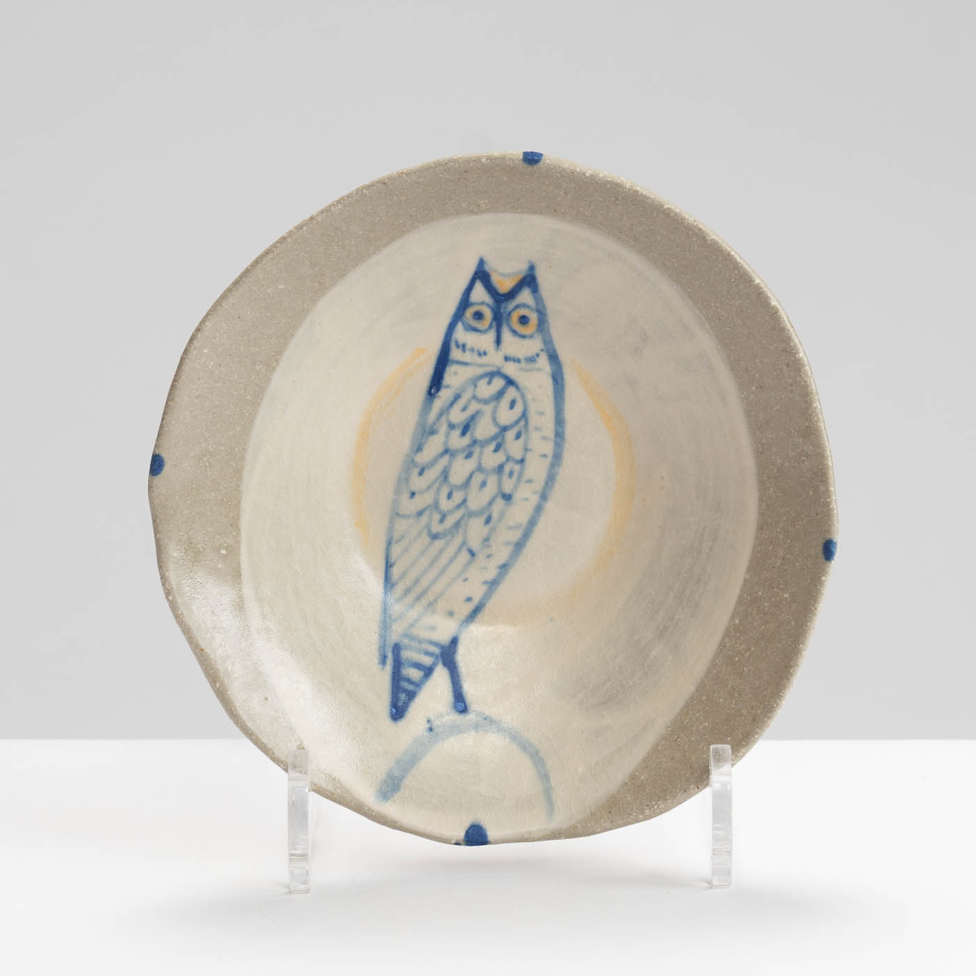 JFK394Y435 Small Plate Owl