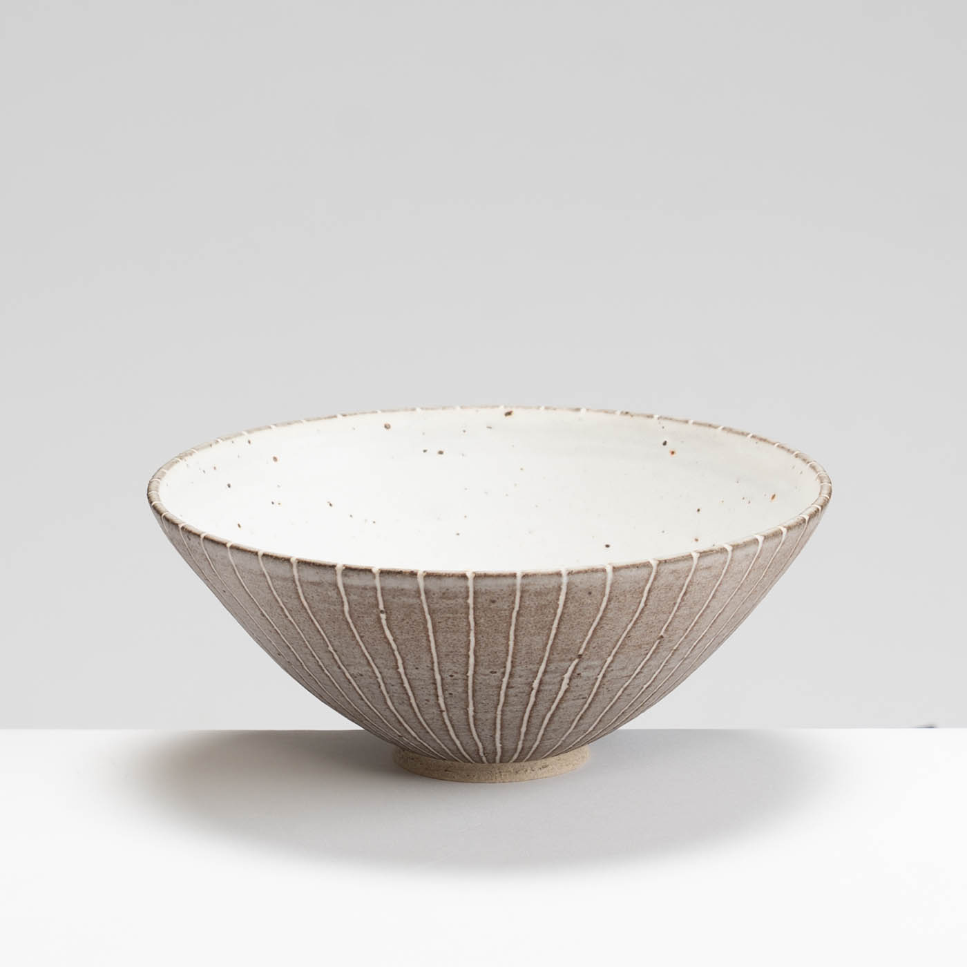 AP575Y73 Brown Stripy Small Bowl