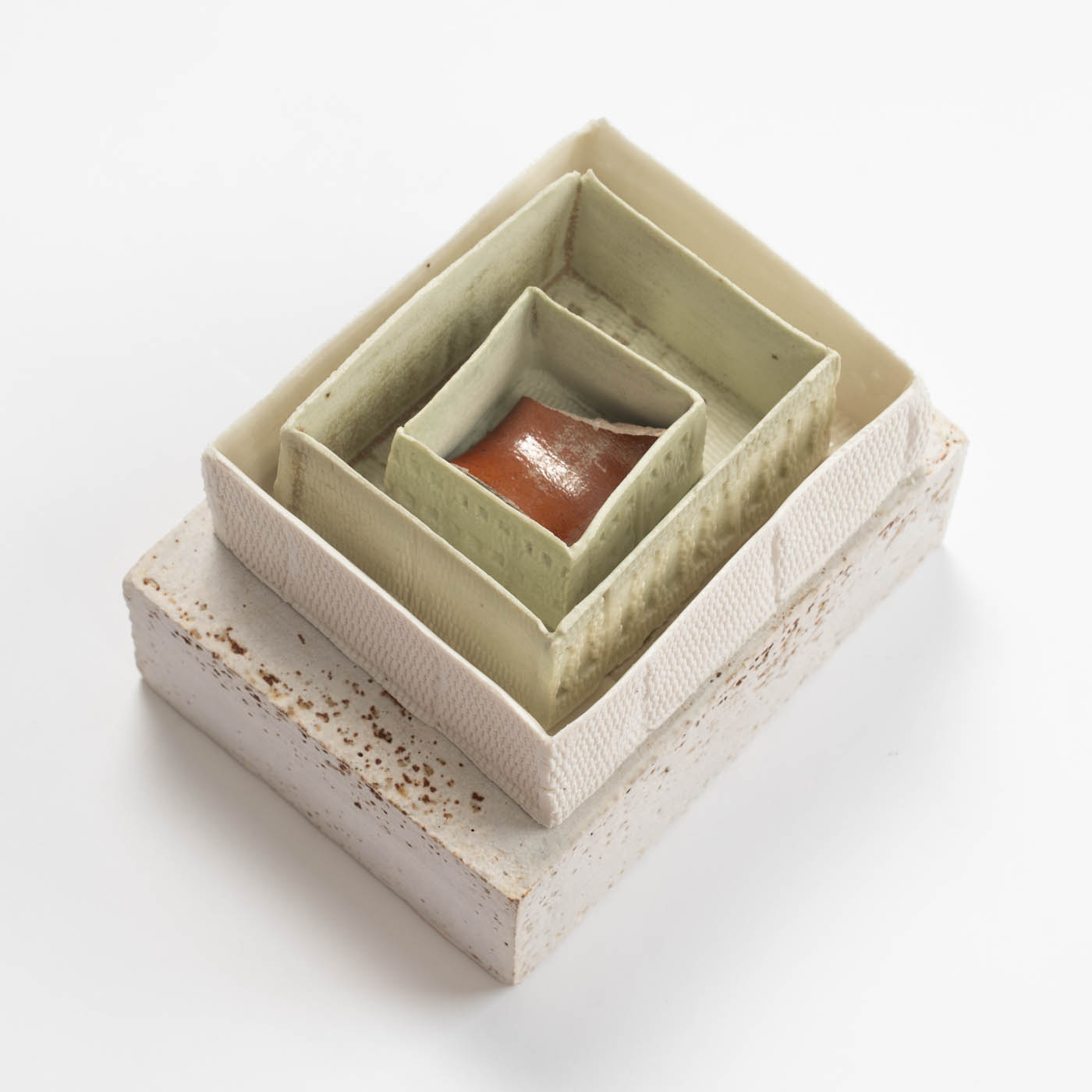EP565Y6 Three Porcelain Nesting Boxes