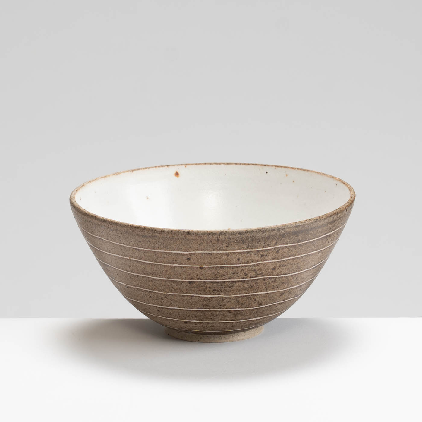 AP575Y76 Brown Stripy Small Bowl