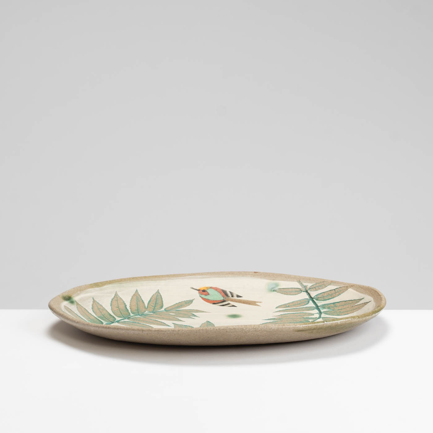 JFK394Y443 Oval Goldcrest Plate