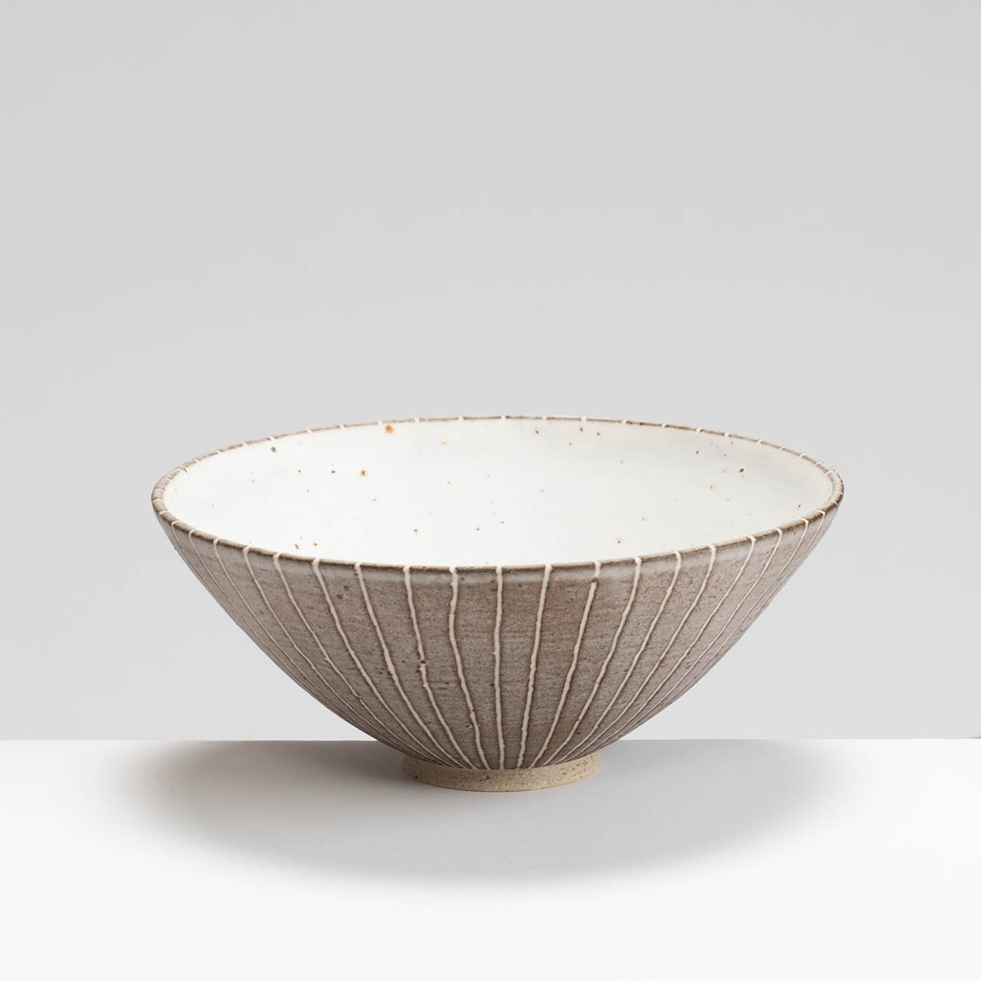 AP575Y73 Brown Stripy Small Bowl