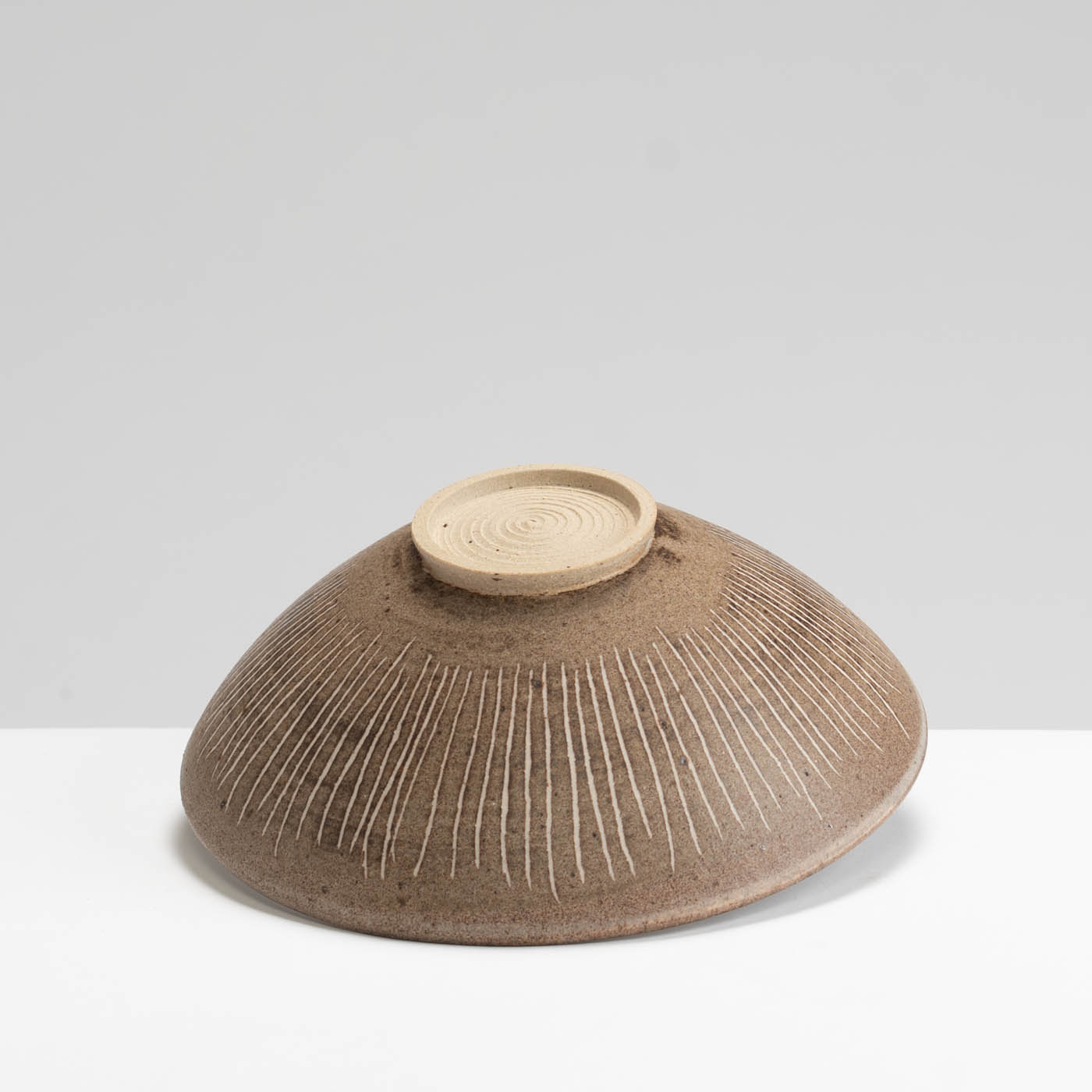AP575Y75 Brown Stripy Small Bowl