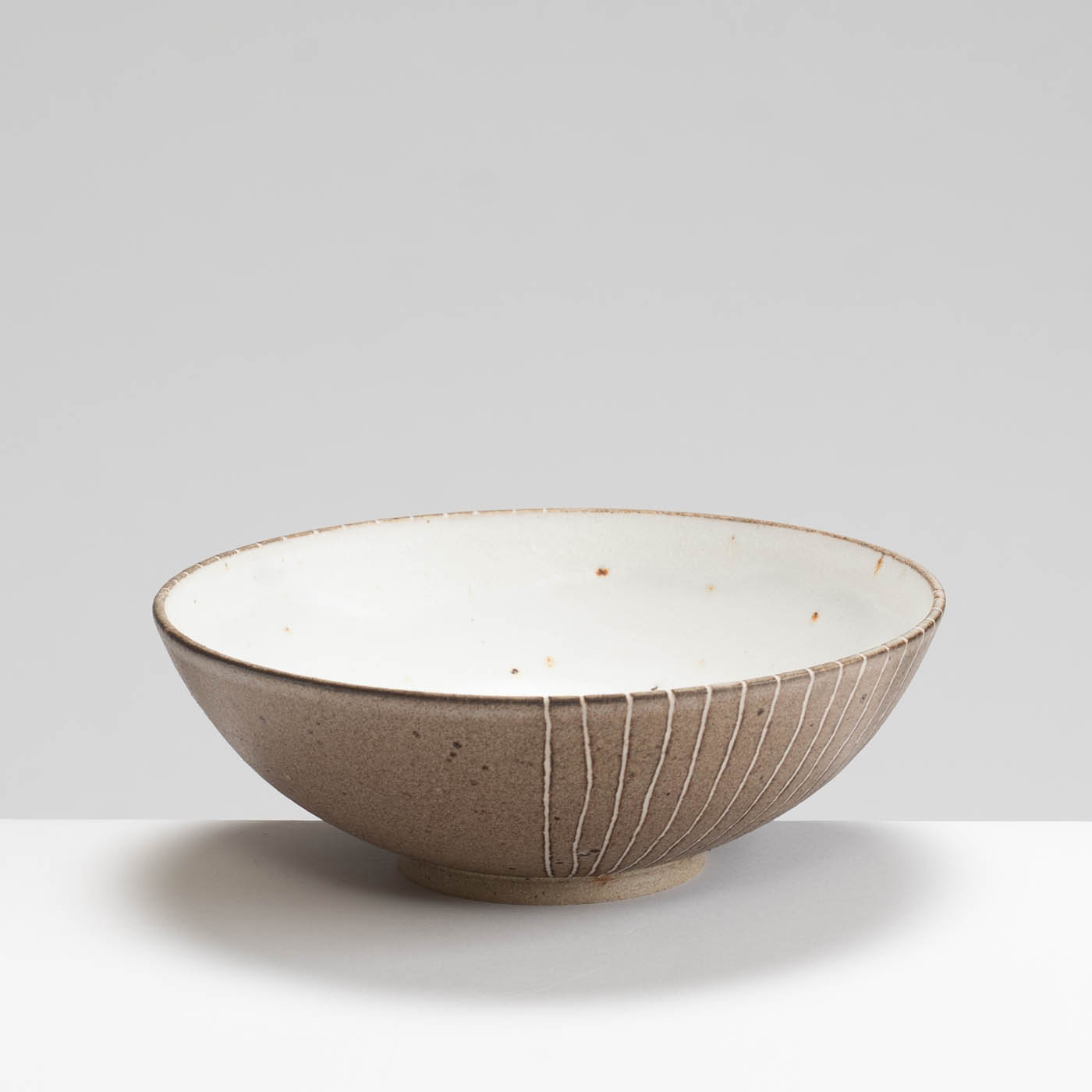 AP575Y74 Brown Stripy Small Bowl