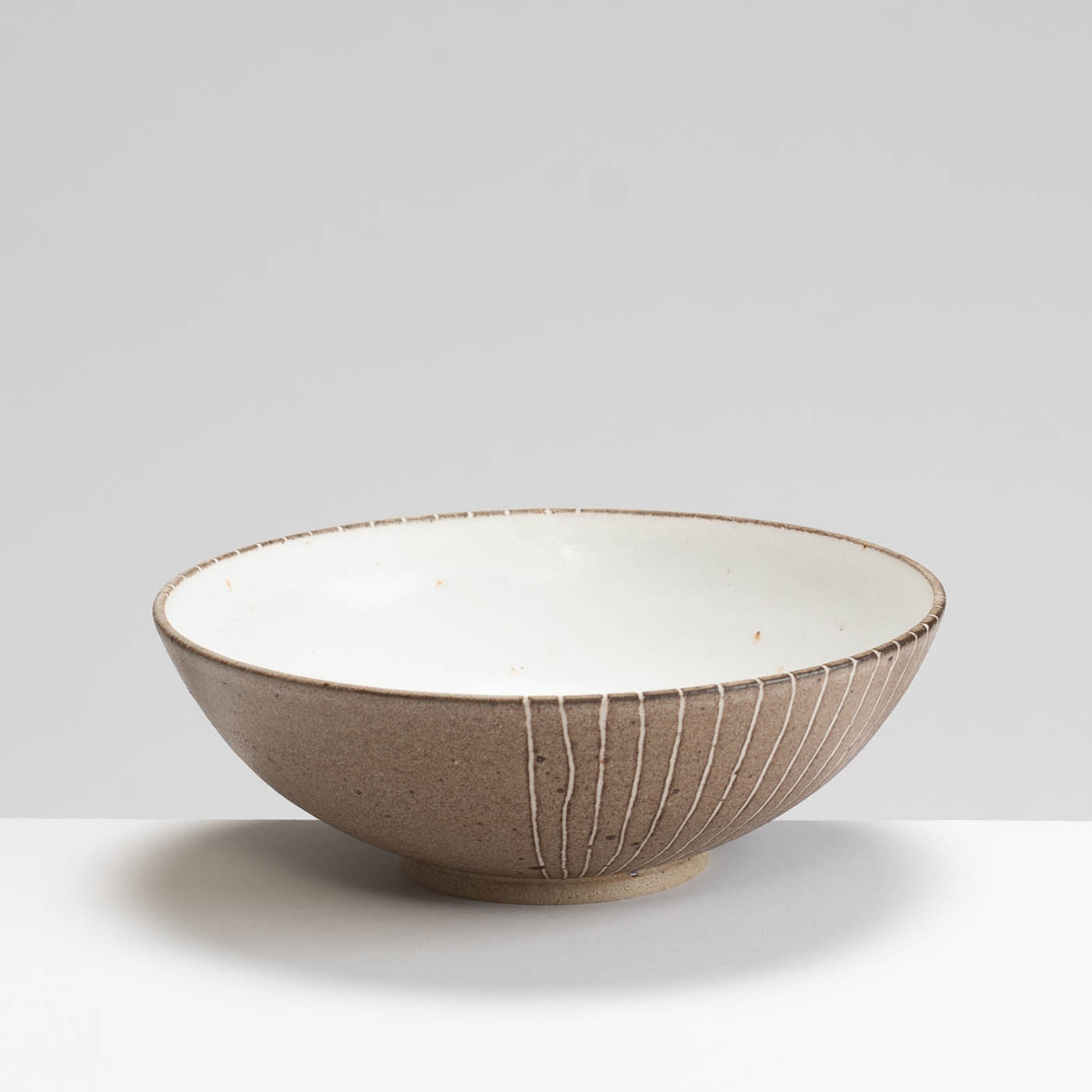 AP575Y74 Brown Stripy Small Bowl