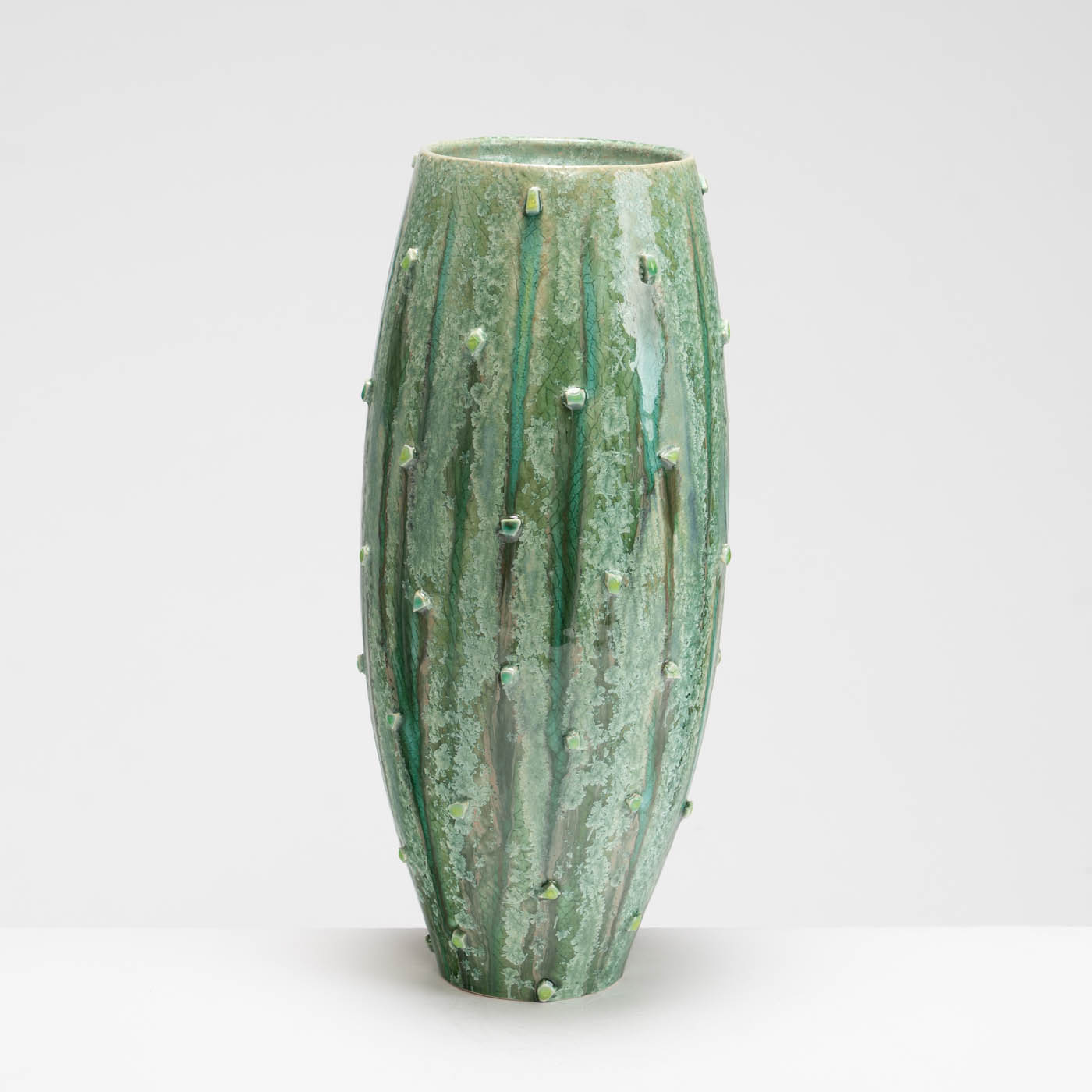 PB161X717 Tall Green Vessel