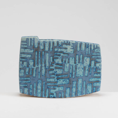 PB161X685 Small Dark Blue Slab Vessel