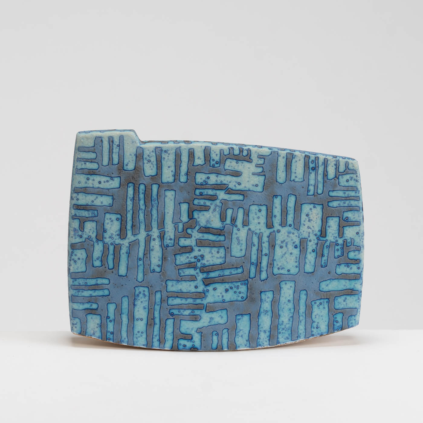 PB161X685 Small Dark Blue Slab Vessel