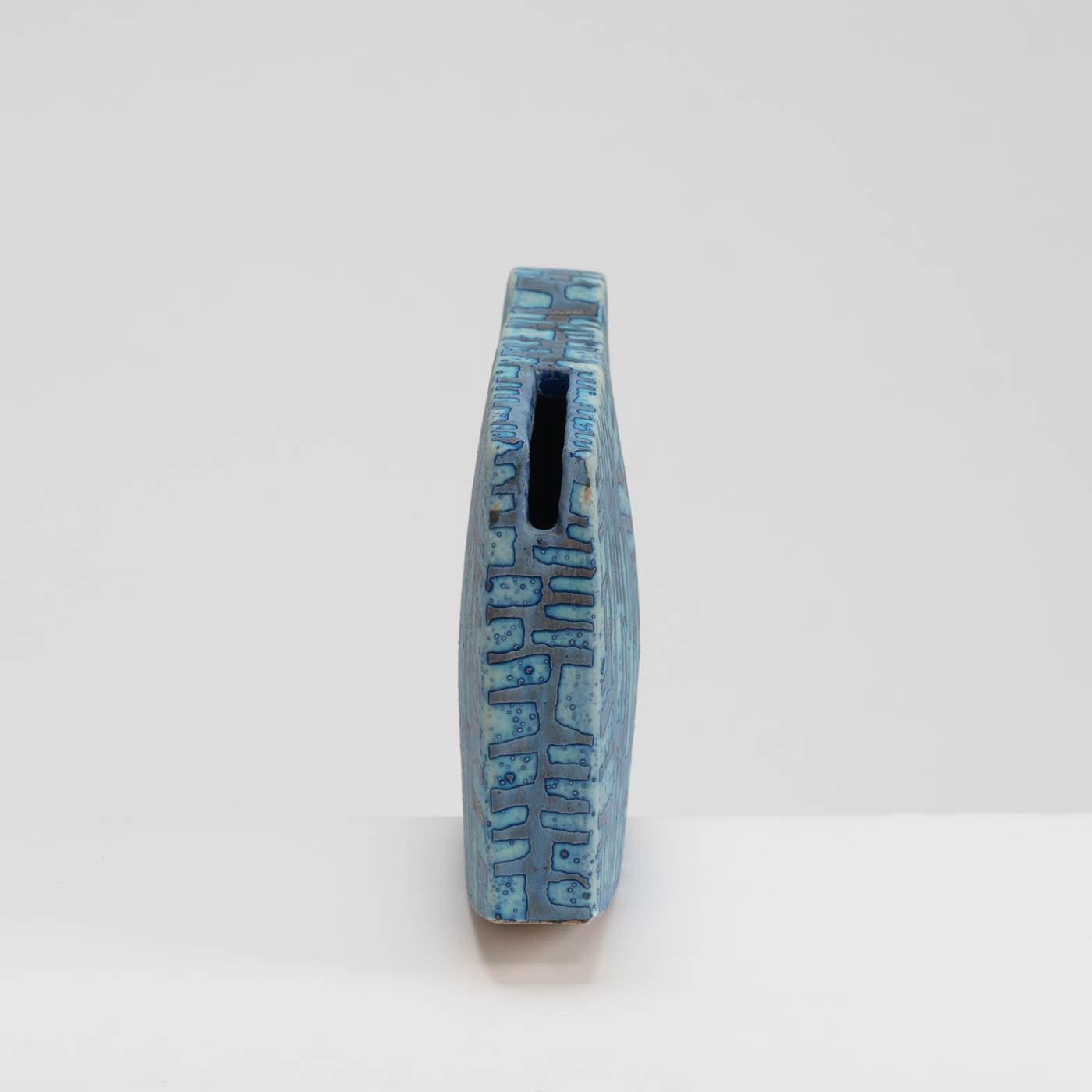 PB161X685 Small Dark Blue Slab Vessel