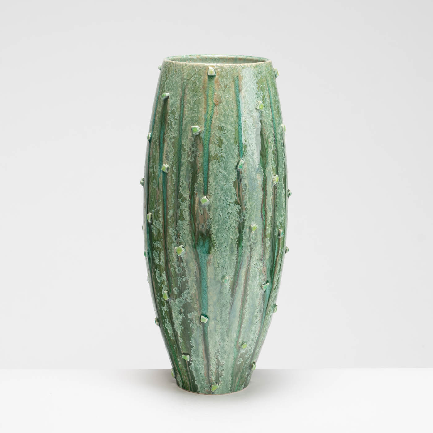 PB161X717 Tall Green Vessel