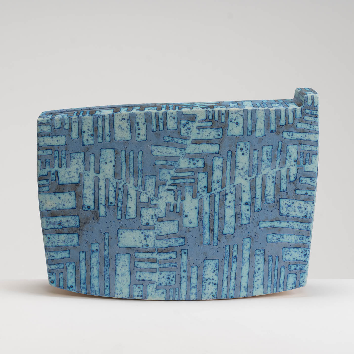 PB161X708 Dark Blue Slab Vessel