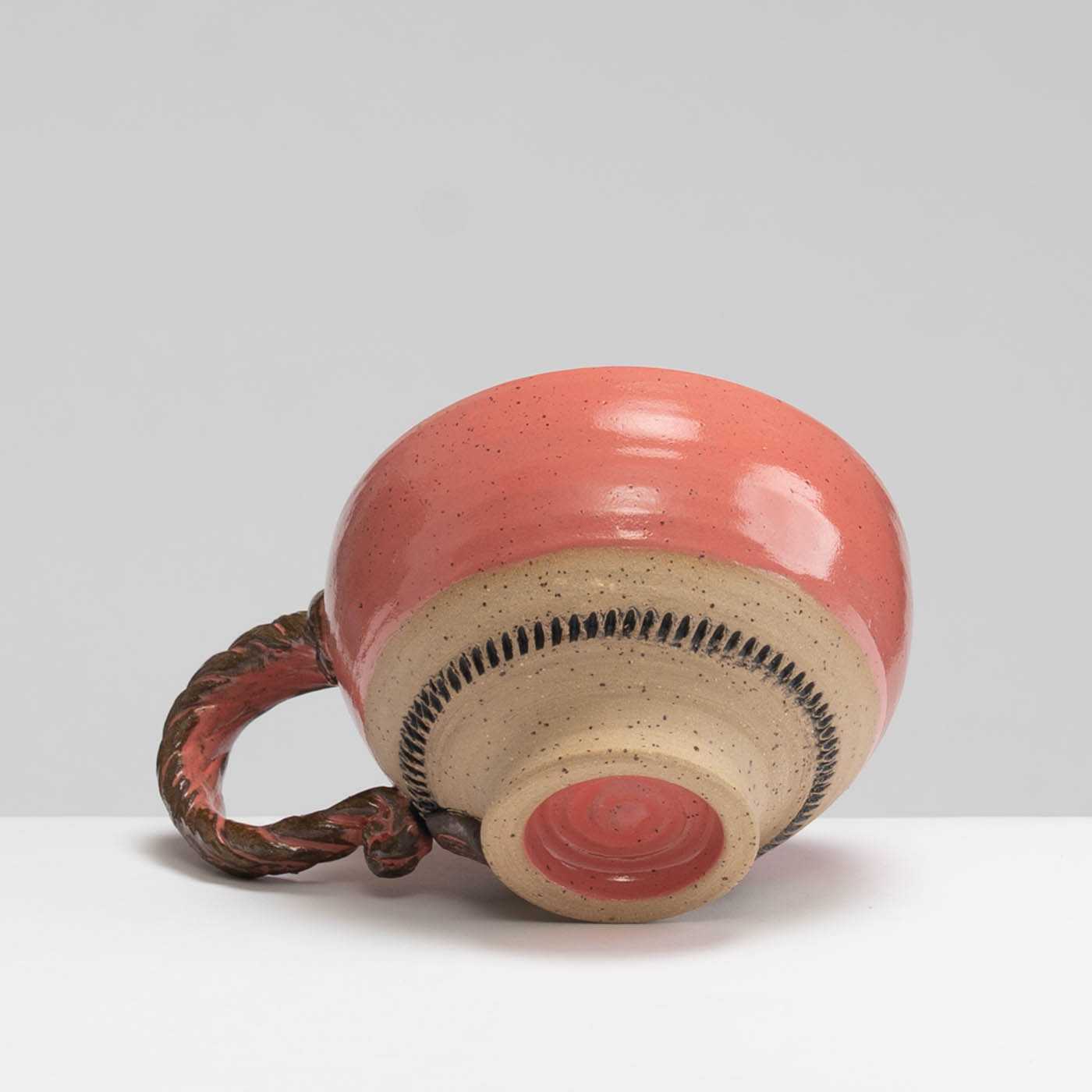 LMS469Y97 Coral Pink with Watermelon Interior Mug