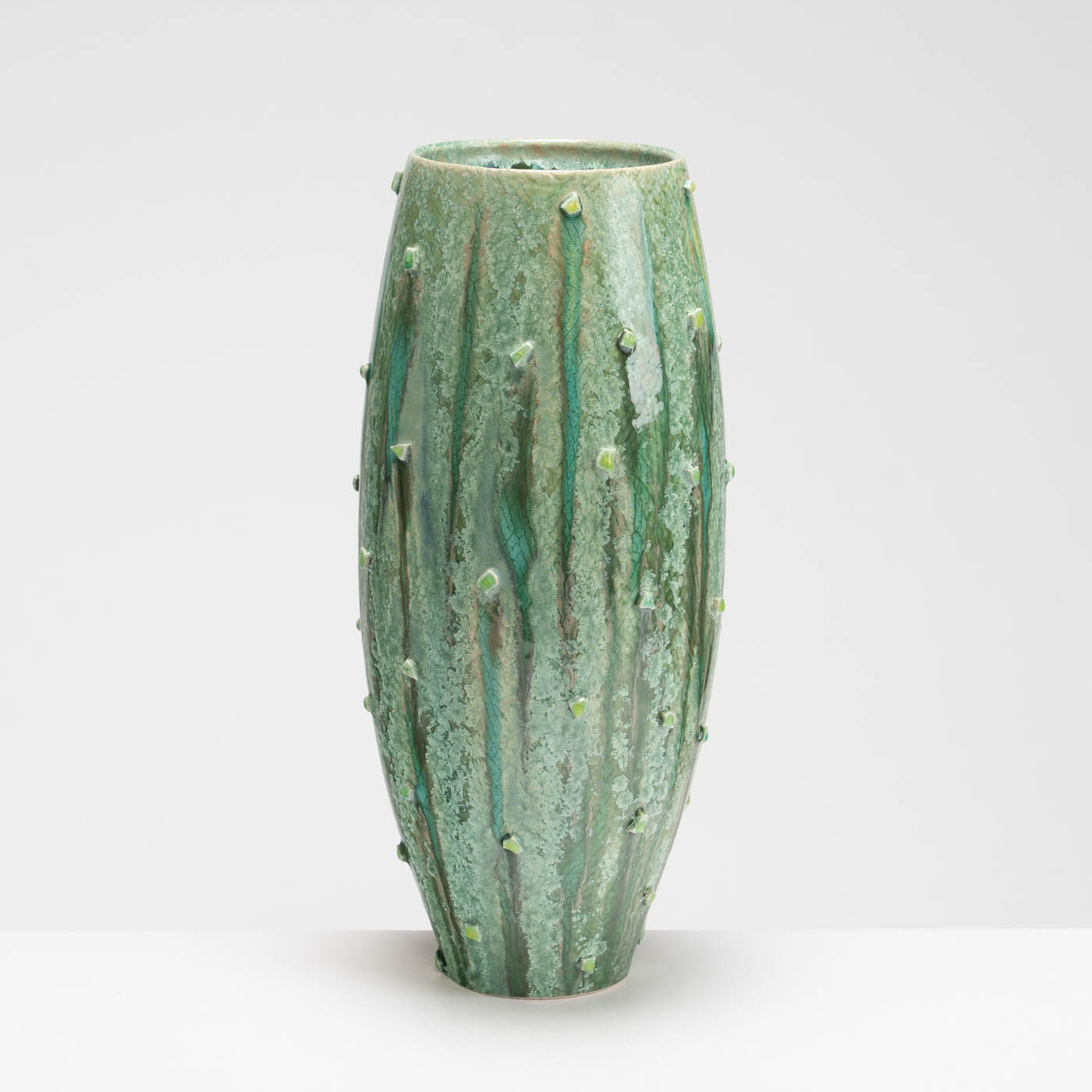 PB161X717 Tall Green Vessel