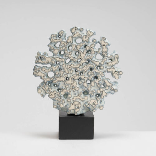 PB161X701 Medium Black and White Ground ‘Snowflake’ Disc