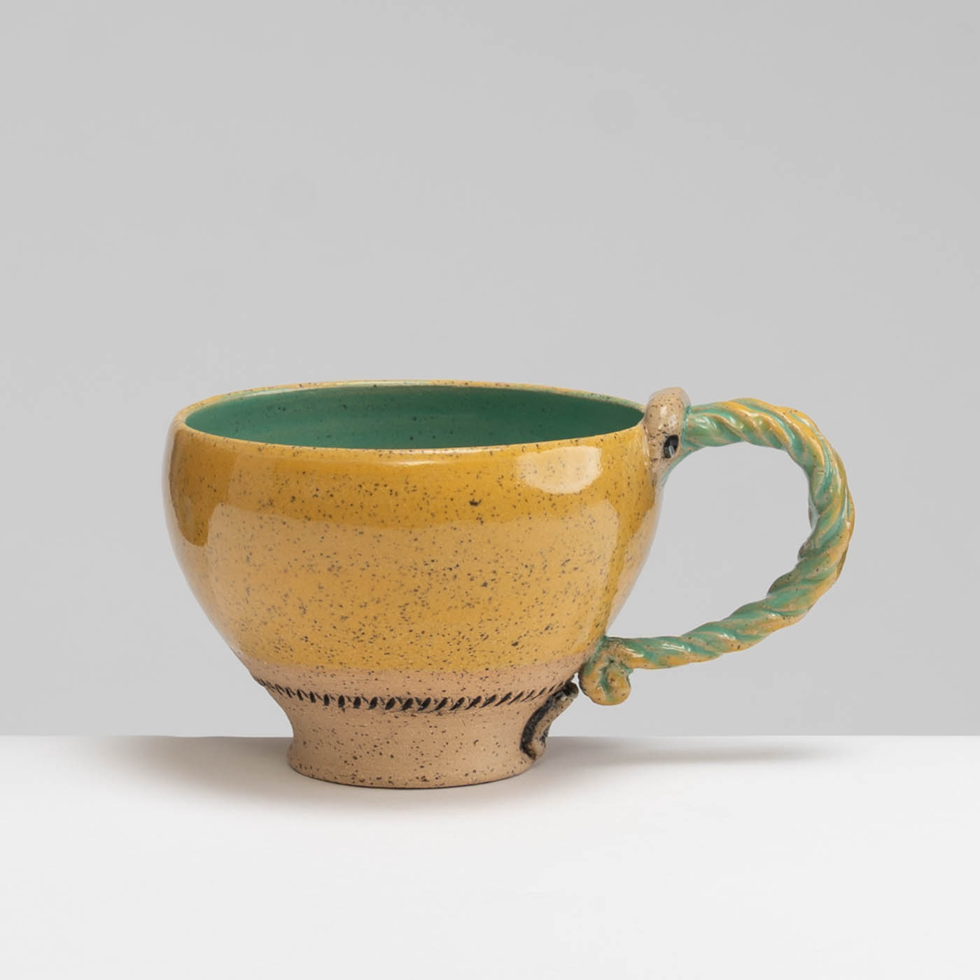 LMS469Y96 Saffron and Jade Mug