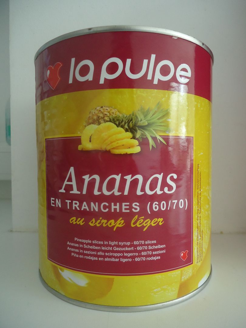 Ananas en tranches au sirop léger - LA PULPE - Boite 3/1