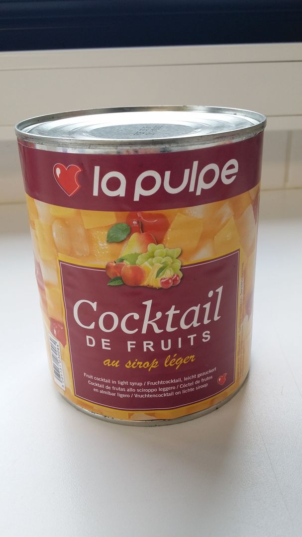 Cocktail de fruits au sirop léger - LA PULPE - Boite 4/4