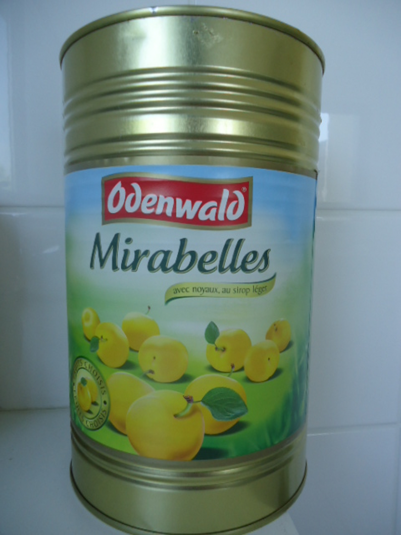 Mirabelles au sirop léger - ODENWALD - Boîte 5/1