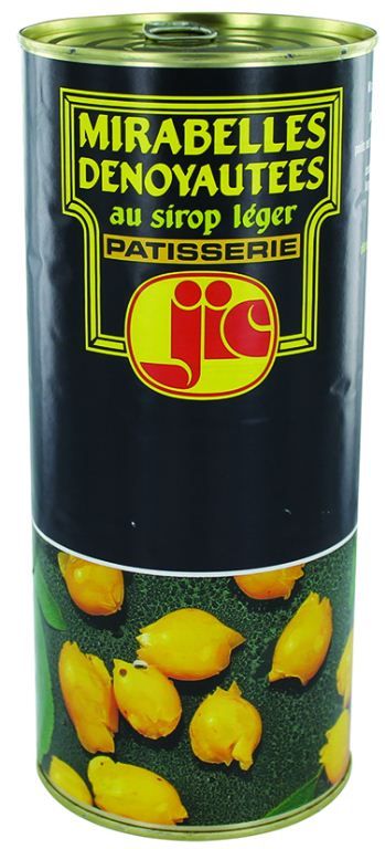 Mirabelles dénoyautées au sirop léger - JIC LA PULPE - Boîte 2/1