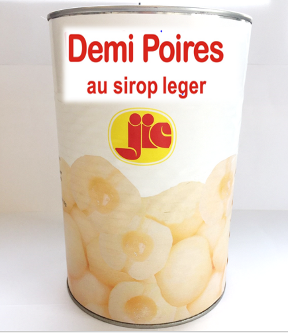 Poires 1/2 au sirop léger - LA PULPE - Boite 5/1