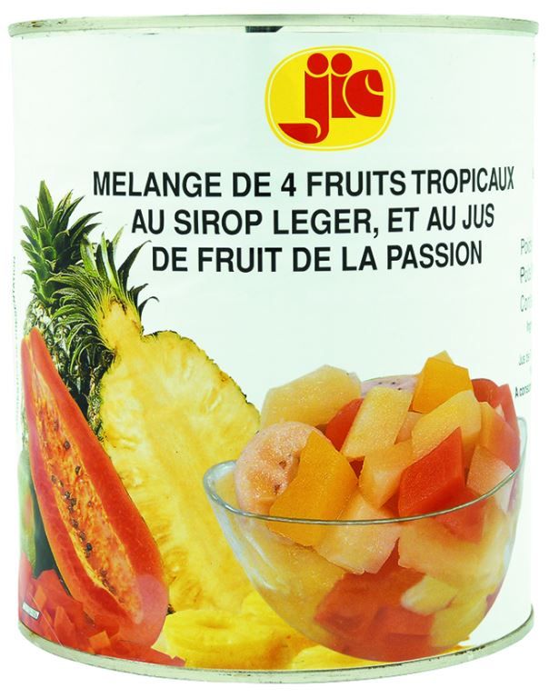 Cocktail de fruits tropicaux - JIC LA PULPE - Boite 3/1