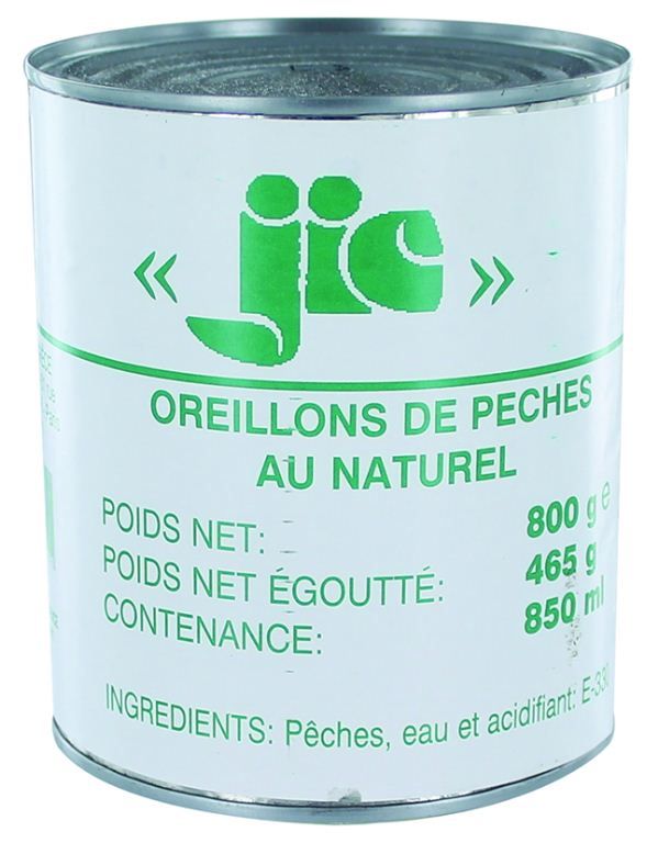 Pêches oreillons au naturel - JIC LA PULPE - Boite 4/4