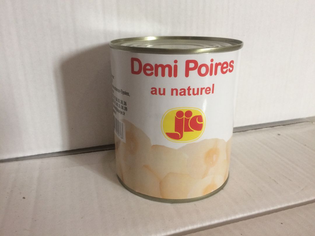 Poires au naturel - JIC LA PULPE - Boite 4/4