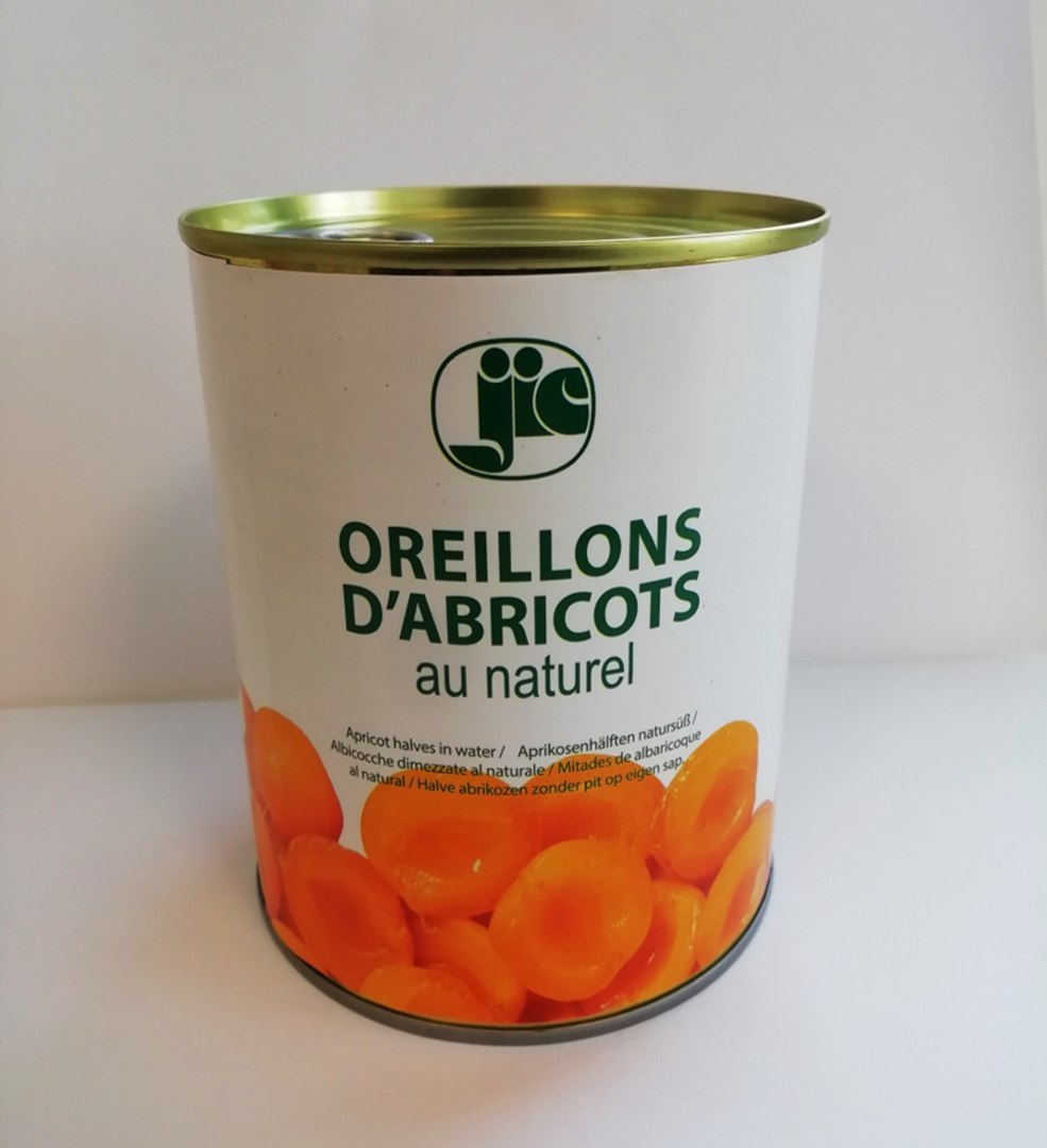 Abricots oreillons au naturel - JIC LA PULPE - Boite 4/4