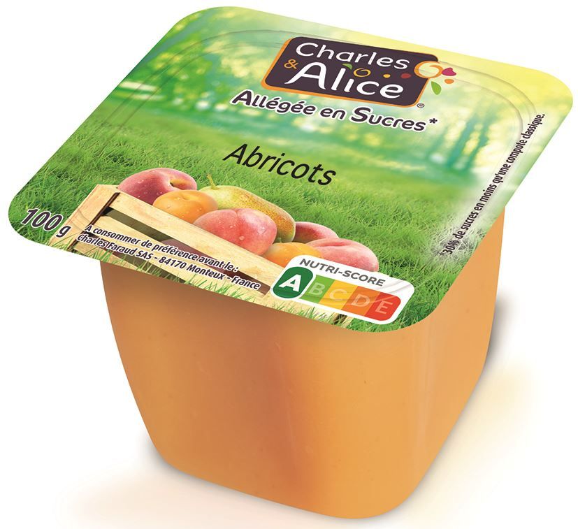 Compote de pommes sans sucre ajouté HVE - ANDROS - Carton de 24 gourdes