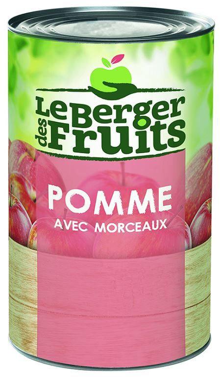 Dessert de pommes en morceaux - LE BERGER DES FRUITS - Boite 5/1