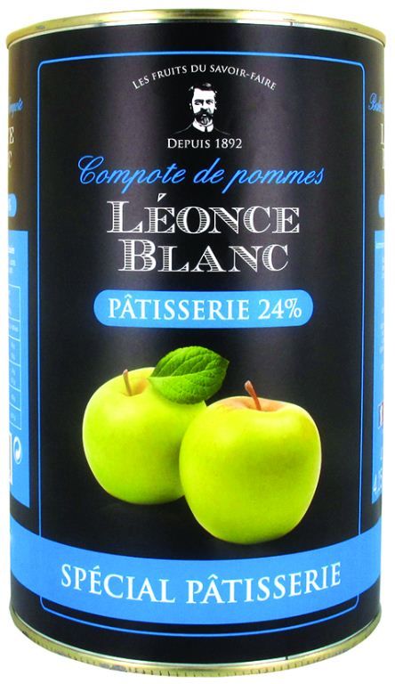 Compote de pommes spéciale pâtisserie - LEONCE BLANC - Boite 5/1