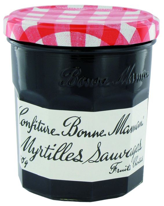 Confiture de myrtilles sauvages - BONNE MAMAN - Pot de 370 g