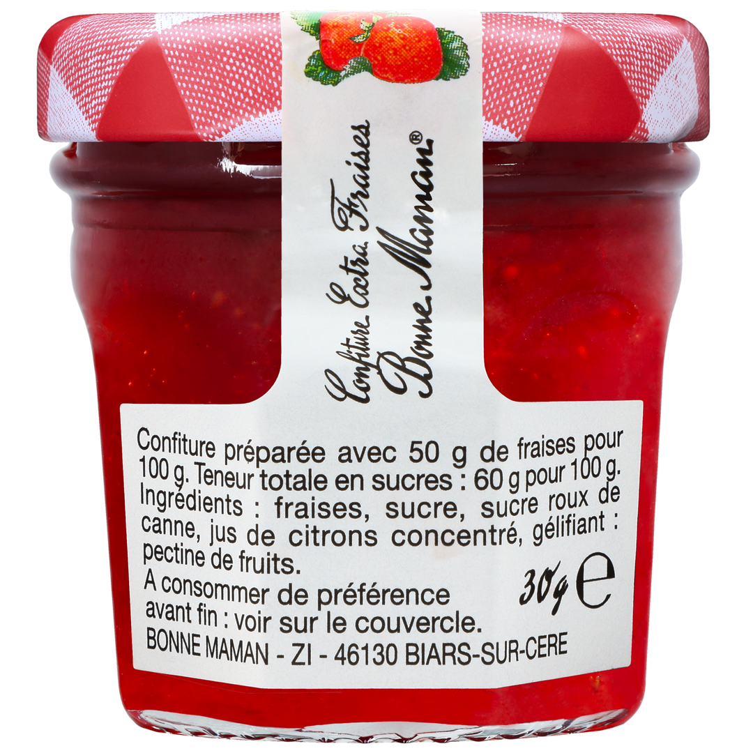 Confiture de fraises - BONNE MAMAN - Carton de 60 pots