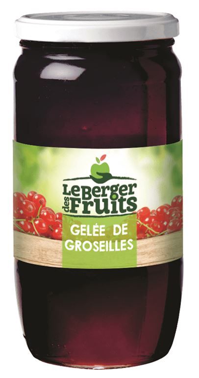 Gelée de groseilles - LE BERGER DES FRUITS - Pot verre de 1 kg